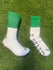 Walsh Crew Sports Socks-Green/White Gripped